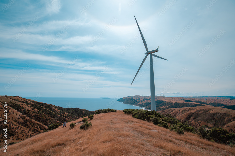 Wind farm on Makara, Wellington Wind farm on Makara, Wellington
