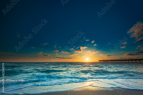 Sunset Ocean Pier