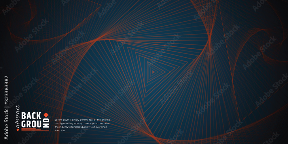 Abstract Liquid lines background with orange and blue color Abstract Liquid lines background with orange and blue color