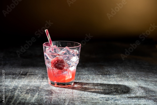 Shirley Strawberry Ginger cocktail.