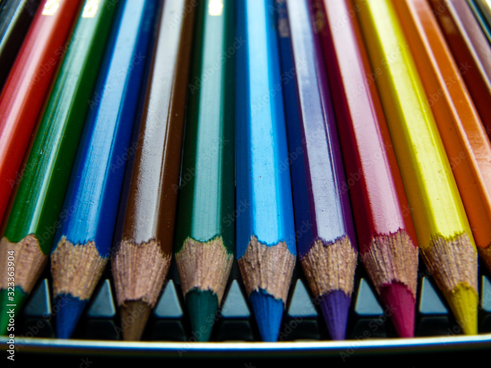 Fototapeta premium bright pencils 