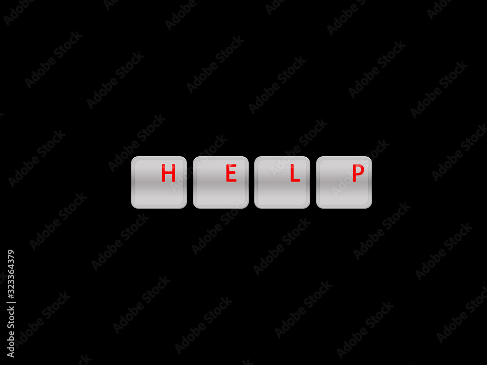 Computer keys with word help Computer keys with word help