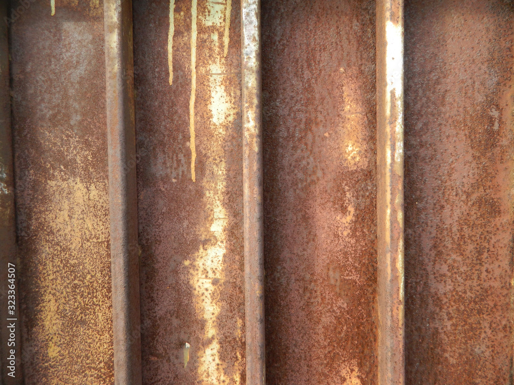 old rusty metal on a fence old rusty metal on a fence