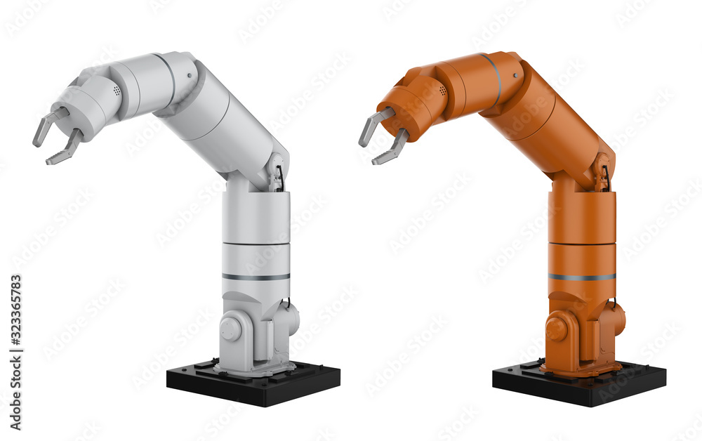 Robotic arm isolated Robotic arm isolated