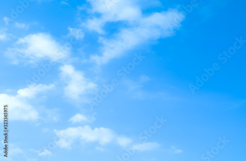 blue sky with beautiful natural white clouds