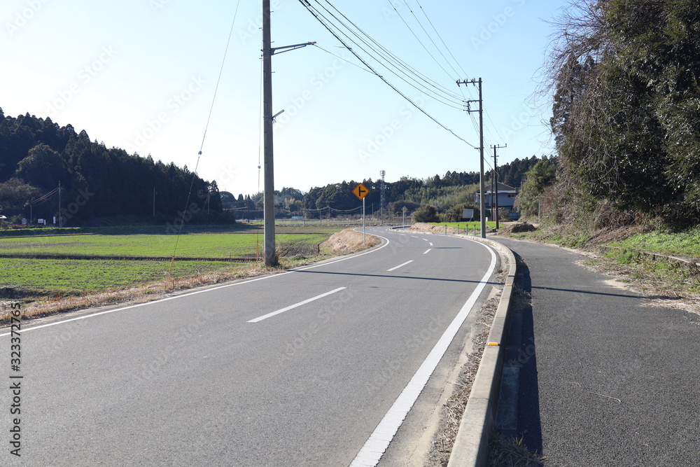 田舎道 田舎道