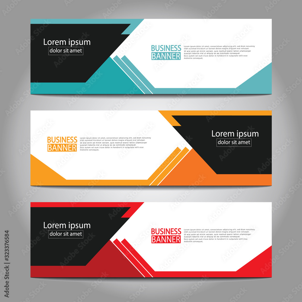 Vector abstract design web banner template. Web Design Elements - Header Design. Abstract geometric web banner template on grey background.Modern banner. Vector abstract design web banner template. Web Design Elements - Header Design. Abstract geometric web banner template on grey background.Modern banner.