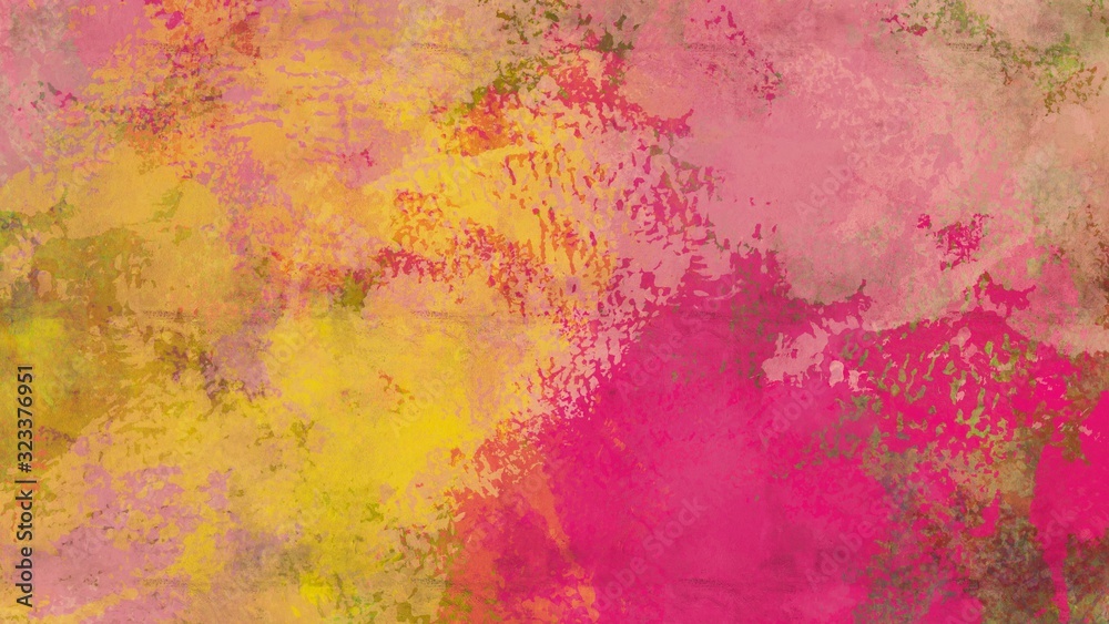 Fototapeta premium abstract background with brush strokes pattern abstract color trickle grunge background, concrete wall graffiti. multi colored shapes and patterns. handmade spray paintings.painted rough surface