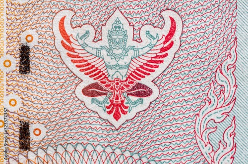 macro shot currency background