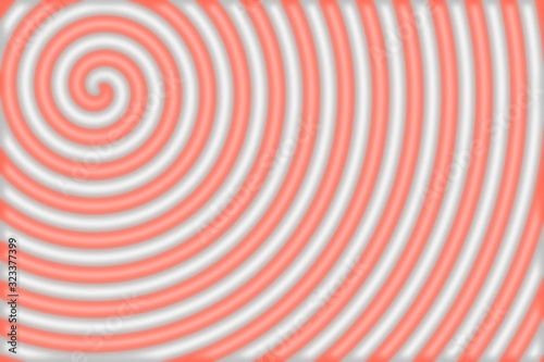 beautiful illustration of a red and white spiral 