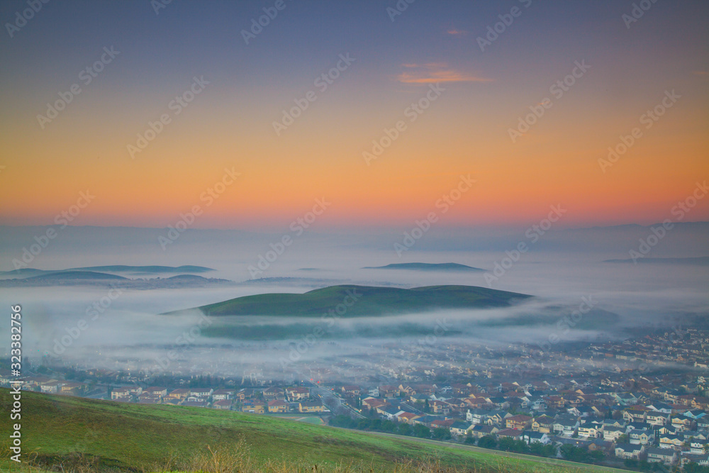 Morning Fog in Tri-Valley