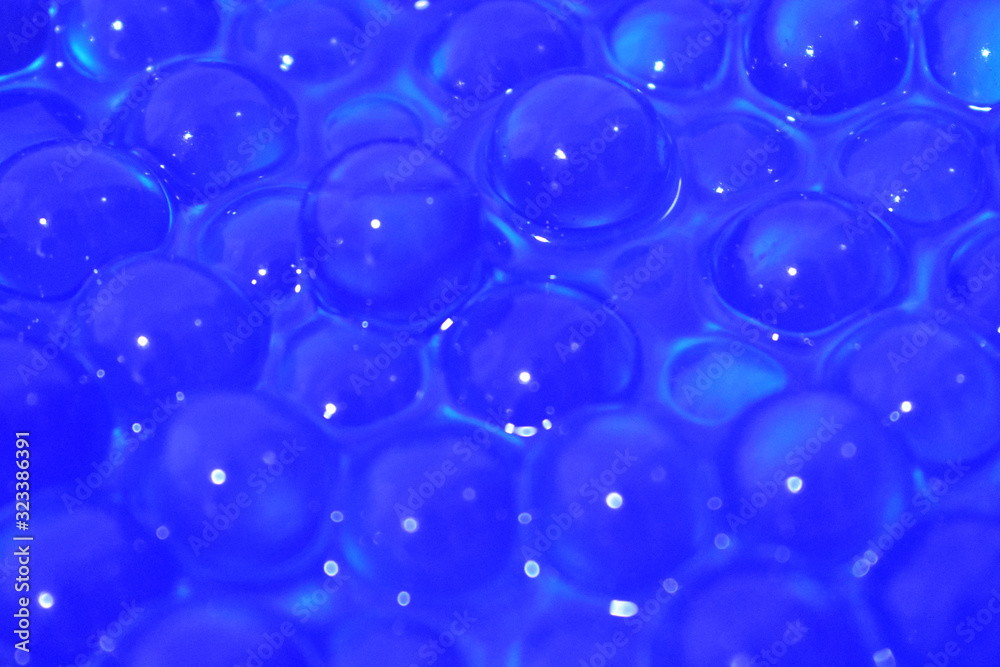 A Close up Shot of Blue Orbs