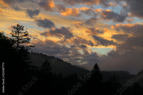 Sonnenuntergang im Schwarzwald