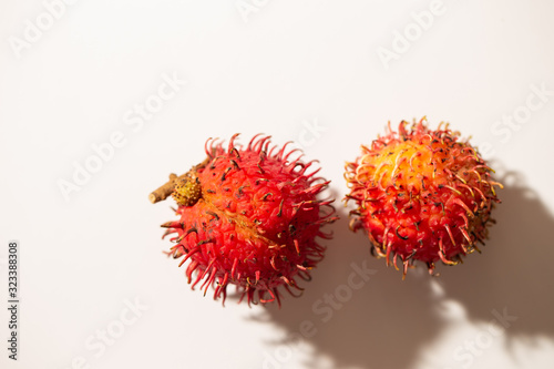 Rambutan, tropical Southeast Asian fruit