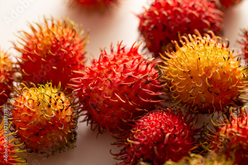 Rambutan  tropical Southeast Asian fruit