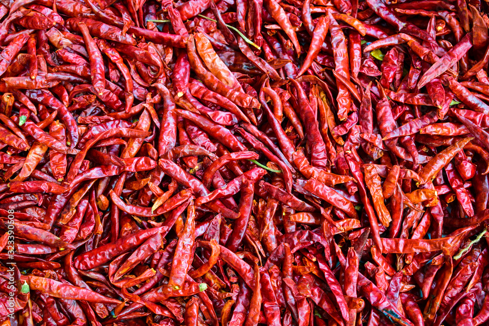 Fototapeta premium red hot chili peppers background