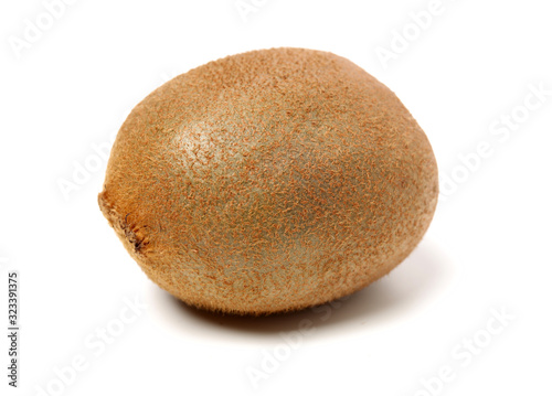 kiwi fruit on white background 