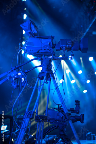 studio camera at the concert.