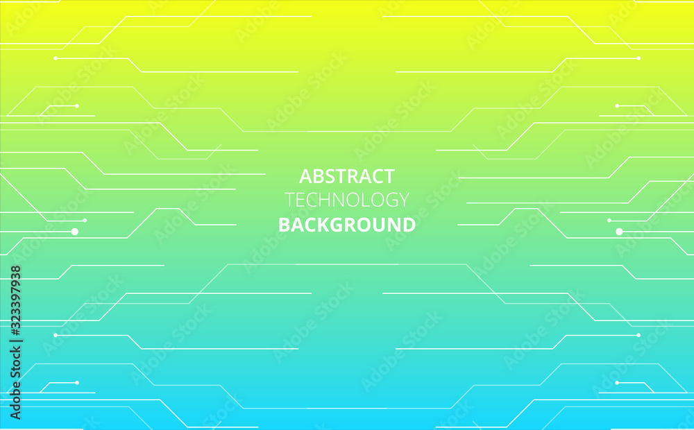 Obraz premium abstract technology communication concept vector background
