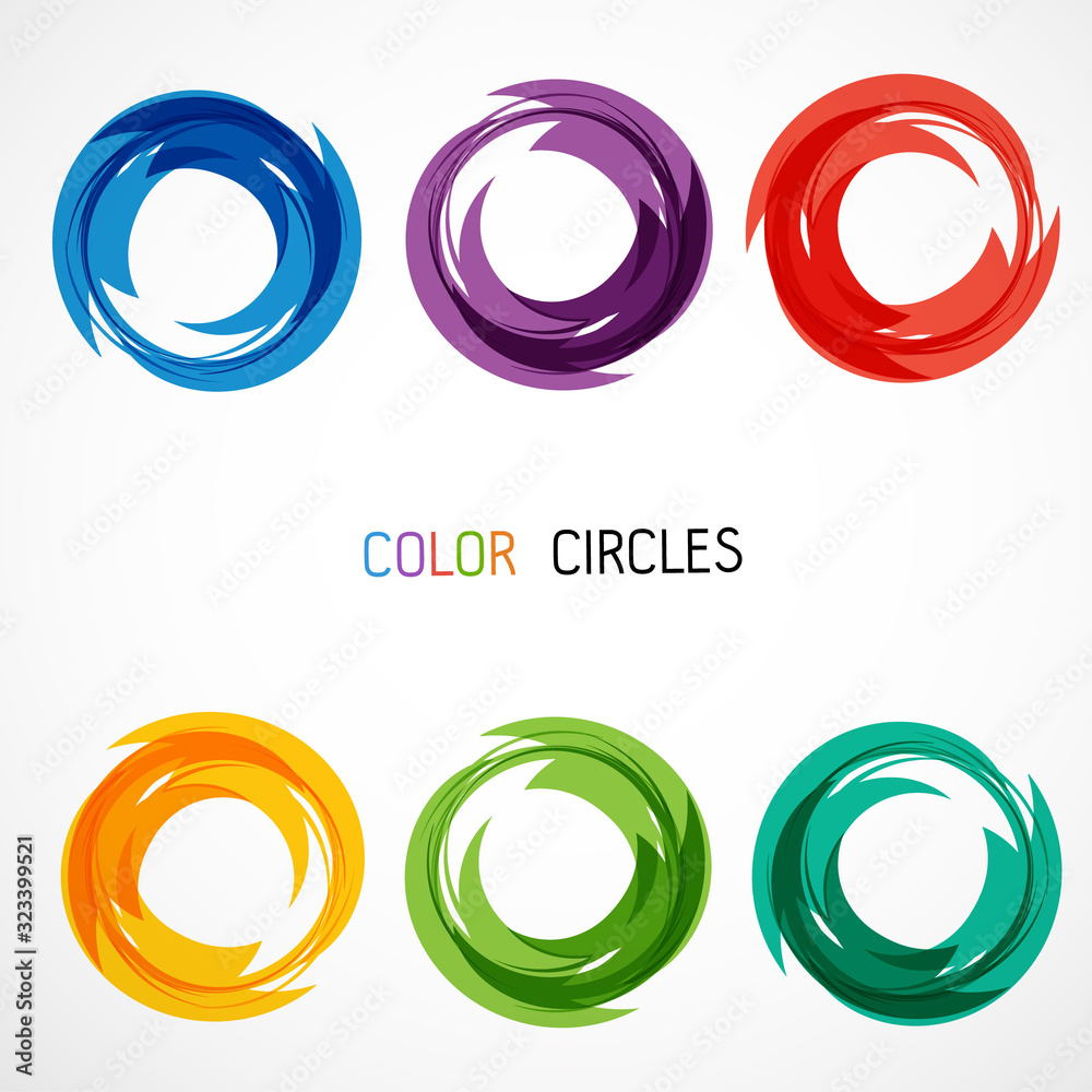 Color circles set