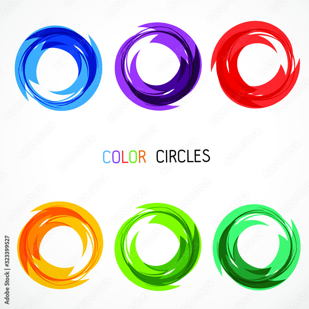 Color circles set Color circles set