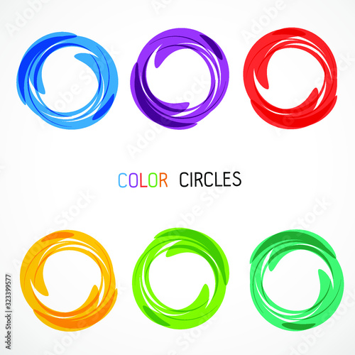 Color circles set