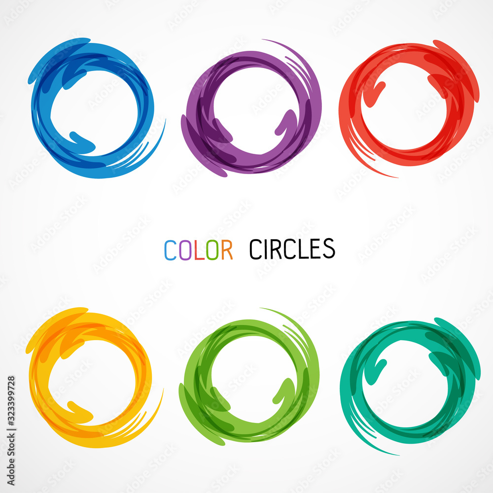 Color circles set Color circles set