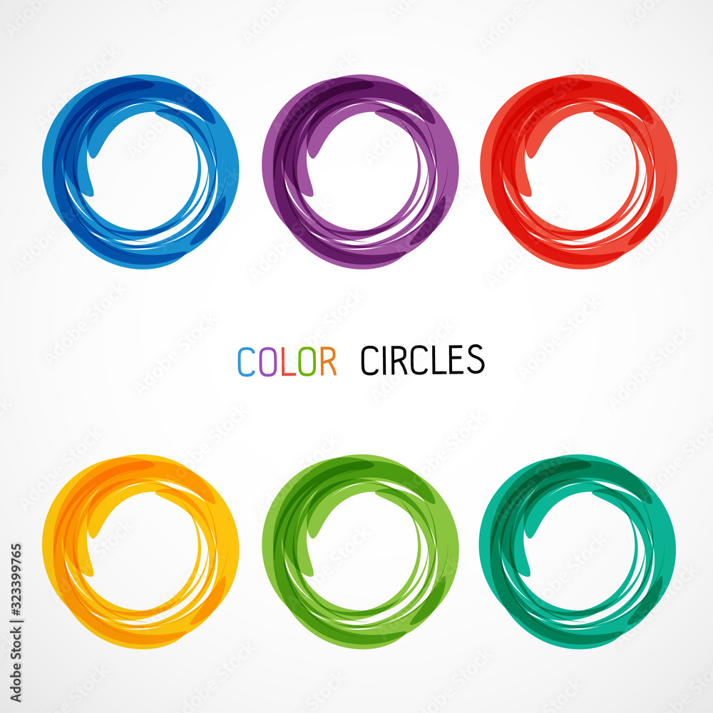 Color circles set Color circles set