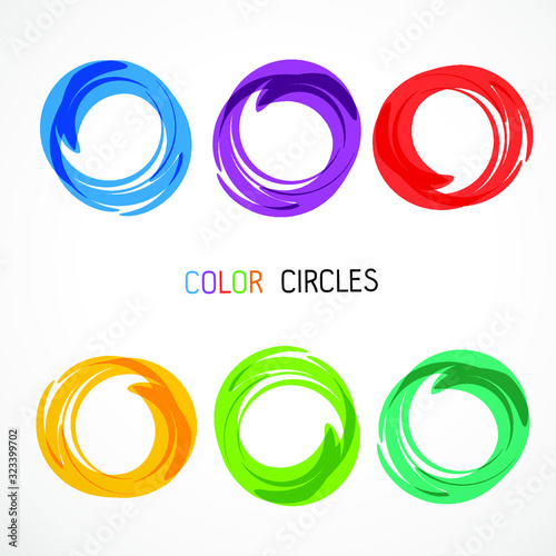 Color circles set