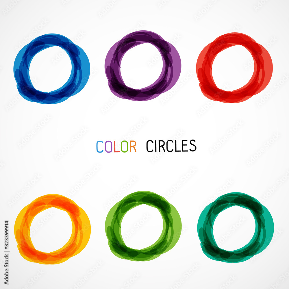 Color circles set Color circles set