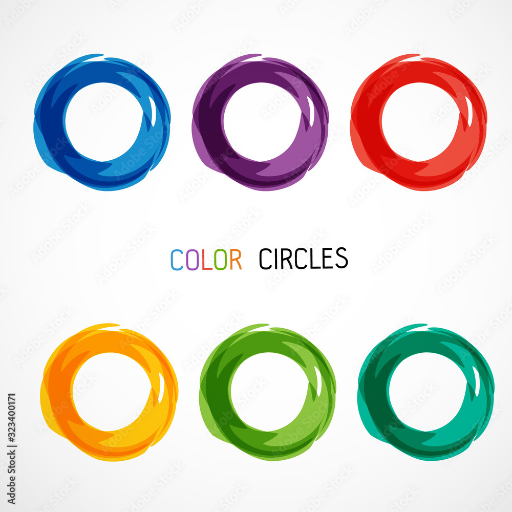Color circles set Color circles set