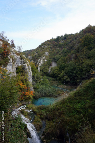 Plitvice Lakes National Park, Jezera, Croatia - 30 September 2019
