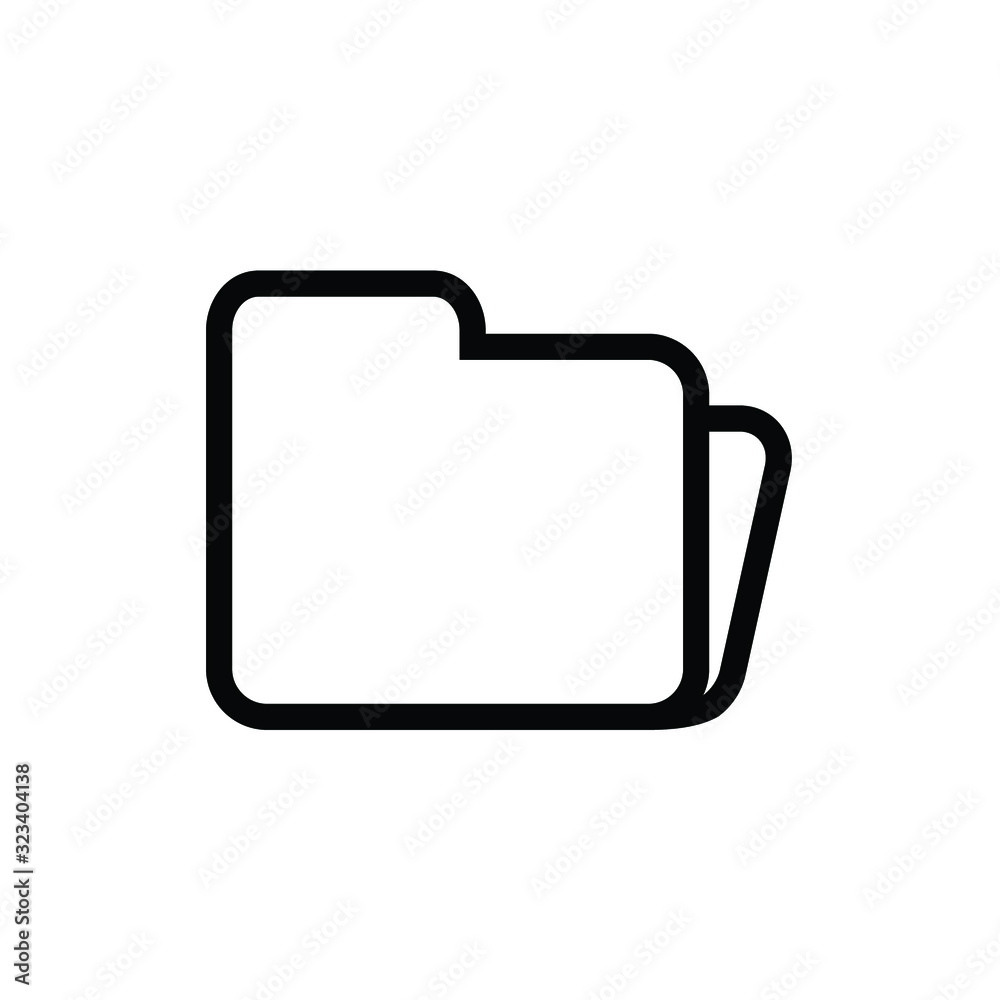 Folder Icon Flat for your web site design, app, logo, UI. Folder Icon Flat for your web site design, app, logo, UI.