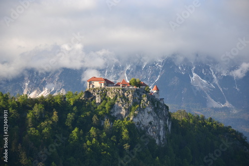 Various beauties of lake Bled