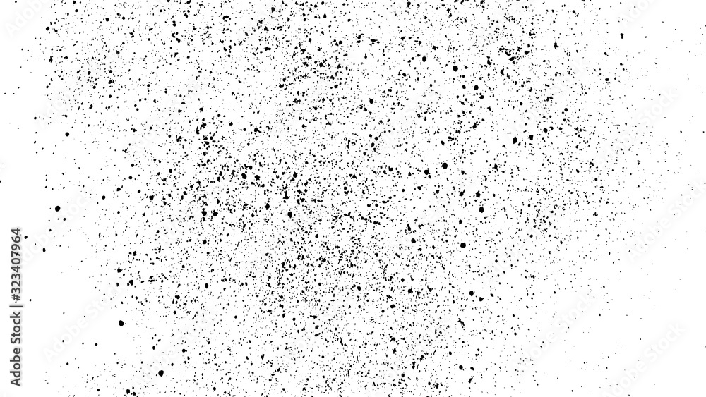 Black Grainy Texture Isolated On White Background. Distress Overlay Textured. Grunge Design Elements. Widescreen 16 : 9. Vector Illustration, Eps 10. Black Grainy Texture Isolated On White Background. Distress Overlay Textured. Grunge Design Elements. Widescreen 16 : 9. Vector Illustration, Eps 10.