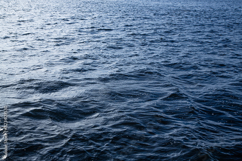 Water background. Blue water surface