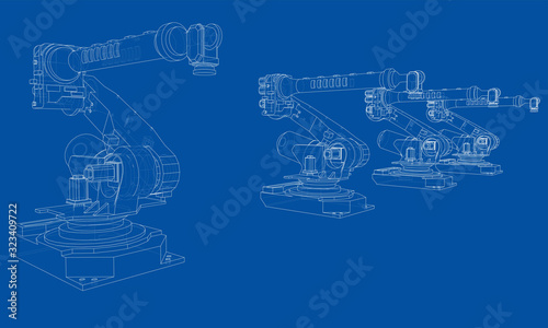 A industral robots manipulators