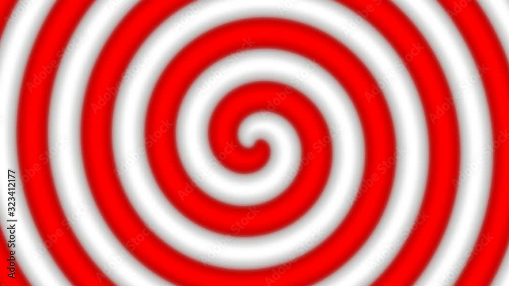 beautiful animation of a spinning red and white spiral beautiful animation of a spinning red and white spiral