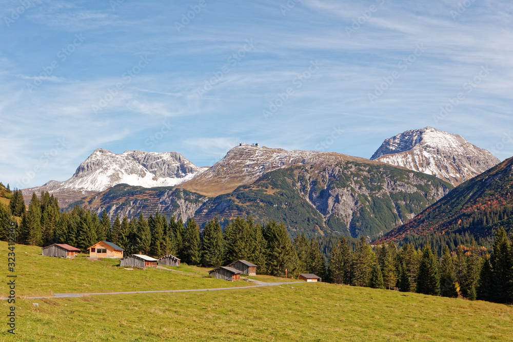 Sunny day in Lechtal valley