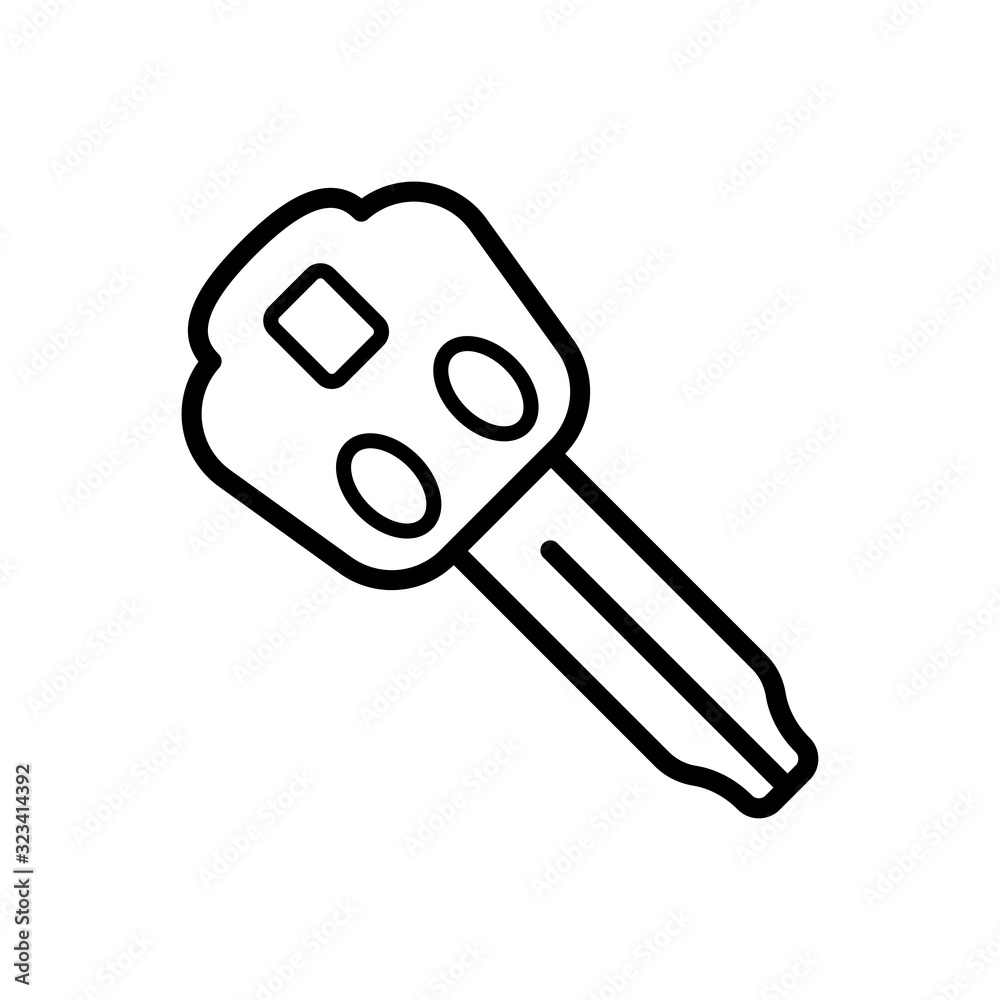 CAR KEY icon design, flat style icon collection CAR KEY icon design, flat style icon collection