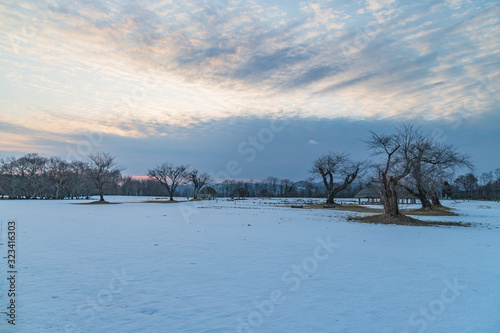  ooyu stone circle in winter