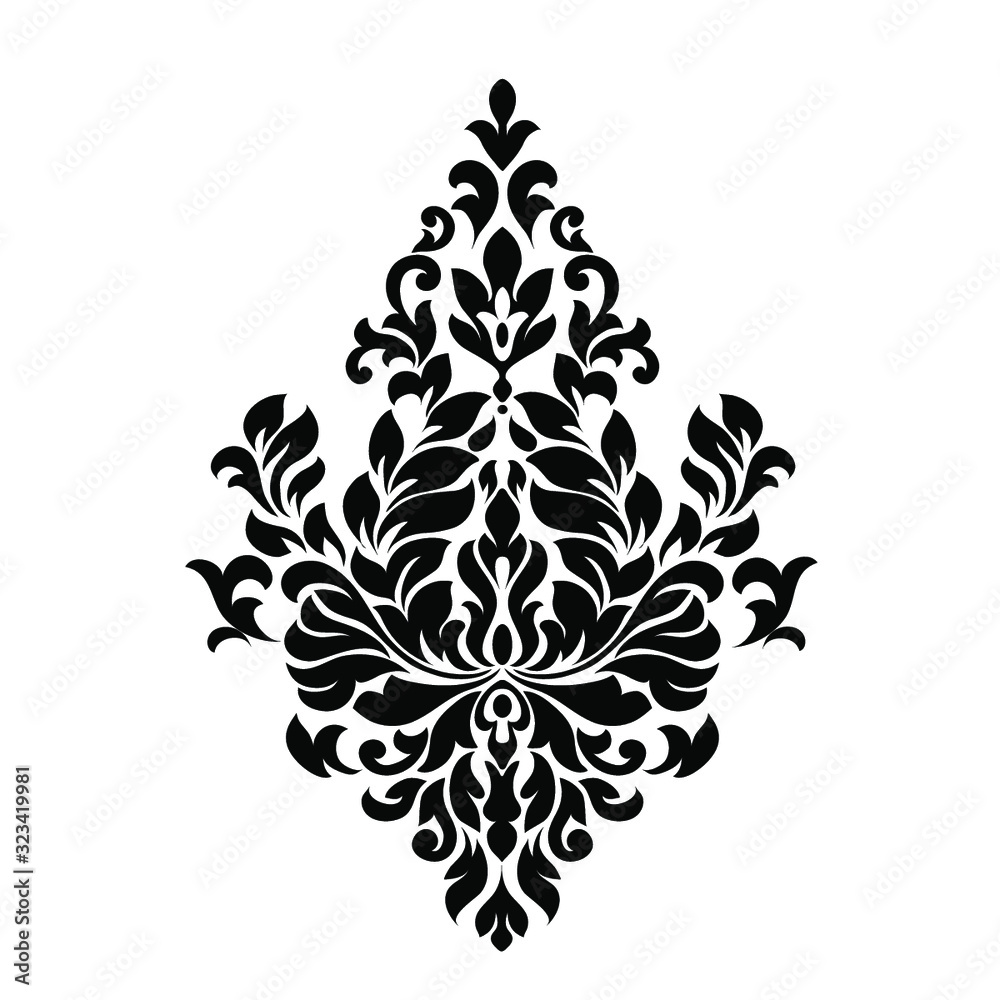 Oriental vector damask patterns for greeting cards and wedding invitations. Oriental vector damask patterns for greeting cards and wedding invitations.