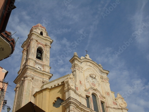 Cervo ligure, Italy – 02/13/2020: The village of Cervo on the Italian Riviera in the province of Imperia, Liguria, Italy photo