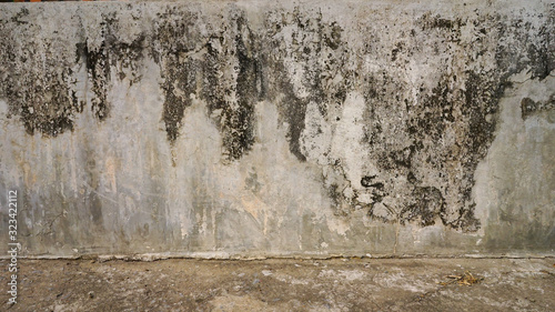  Dirty wet on mortar floor .It background beauty art abstract style 
