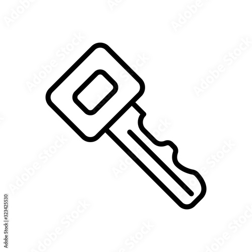motorcycle lock icon collection, trendy style