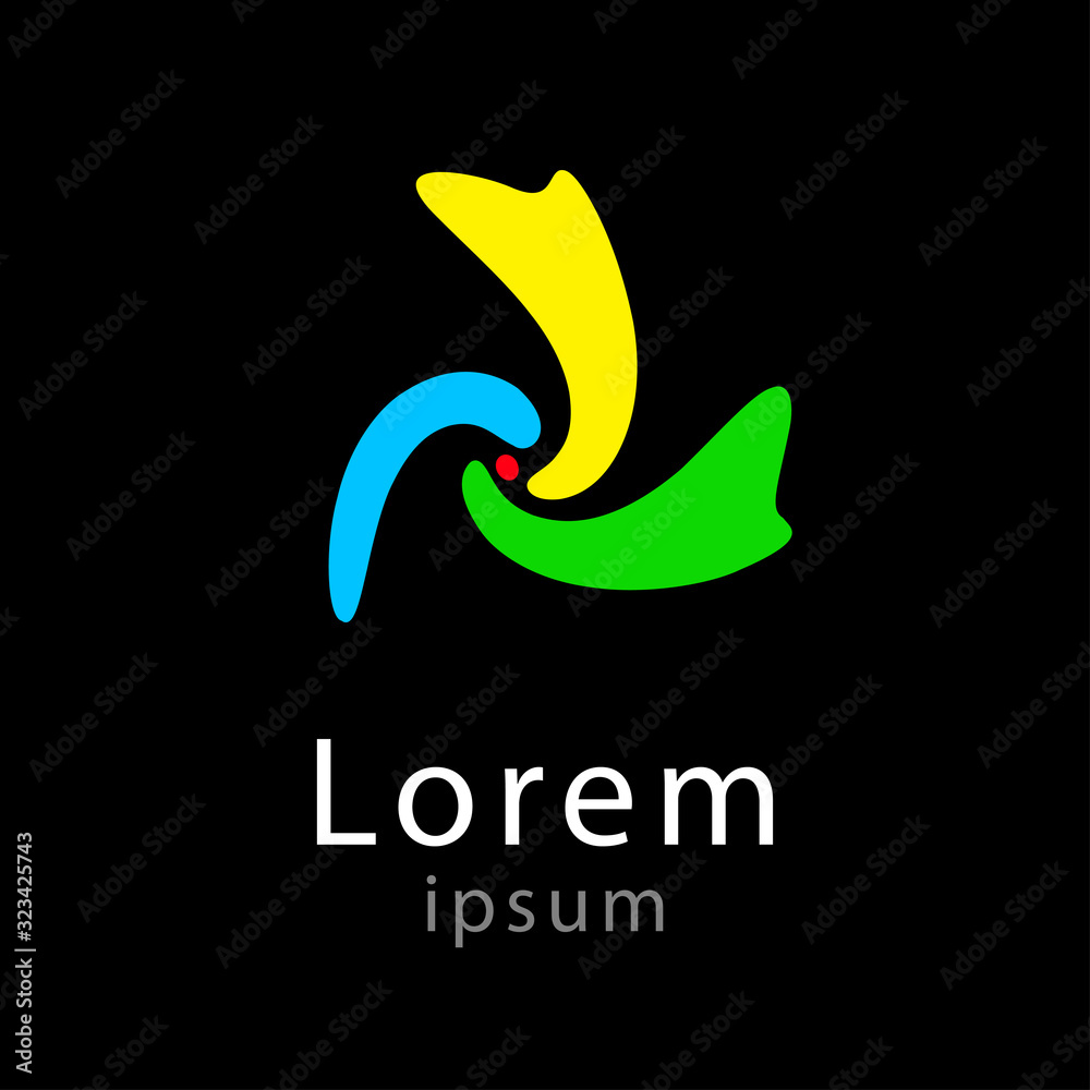 Logo Abstract Design. Vector logo template Logo Abstract Design. Vector logo template