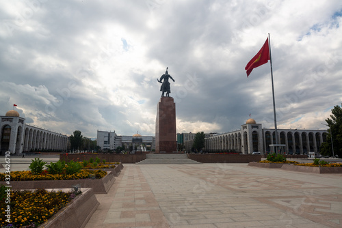 Ala Too Square in Bishkek, Kyrgyzstan