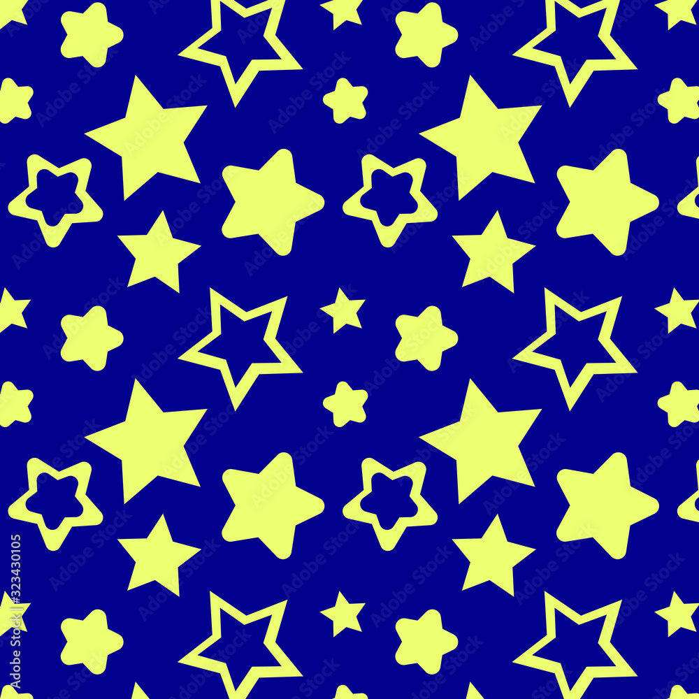 Fototapeta premium seamless background with stars