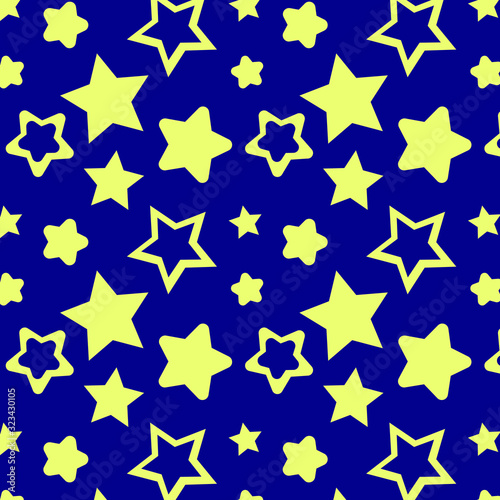seamless background with stars