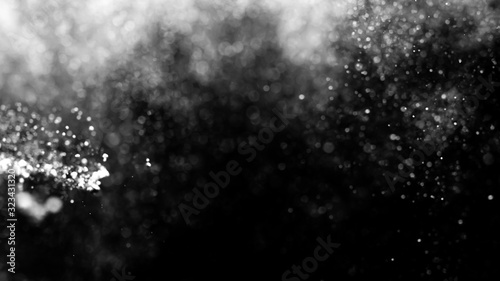 white Abstract bokeh defocus glitter background